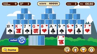 برنامهنما TriPeaks Solitaire عکس از صفحه