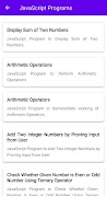 Pocket JS (Learn JavaScript) تصوير الشاشة 2