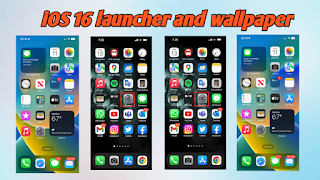 iOS 16 launcher and wallpaper ภาพหน้าจอ 3
