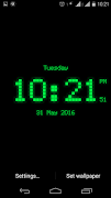 Dotted digital clock lwp captura de pantalla 1