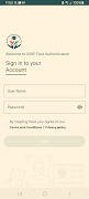 OSSP Face Authentication App capture d'écran 1