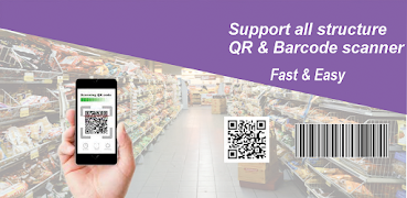 Fast QR & Barcode Scanner постер