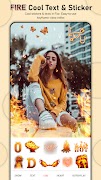 برنامه‌نما Fire Effect Video Maker عکس از صفحه