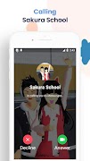 Sakura School Fake Video Call screenshot 3