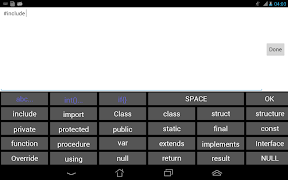 Programmers keyboard screenshot 1