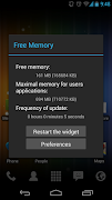 Free Memory (RAM Widget) syot layar 1