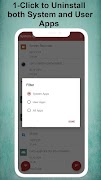 System App Remover - App Unins স্ক্রিনশট 1