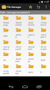 برنامه‌نما File Manager عکس از صفحه
