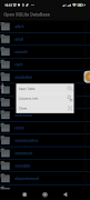 برنامه‌نما Open SQLite DataBases عکس از صفحه