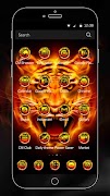 Fire Tiger Theme تصوير الشاشة 3