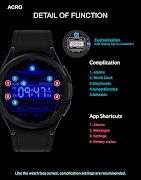 ACRO Genix G100 digital watch screenshot 5