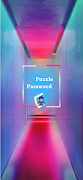 Puzzle Password الملصق
