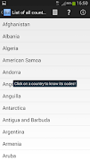 Countries Codes スクリーンショット 2