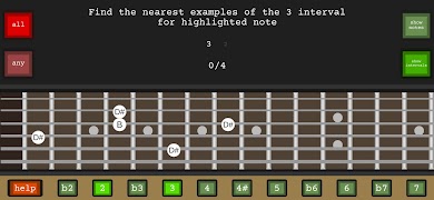 برنامه‌نما Intervals - Guitar Interval Tr عکس از صفحه