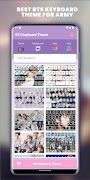 BTS Keyboard Theme Background poster