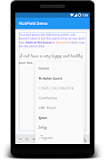 RichEditor Flutter Demo captura de pantalla 1