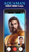 برنامه‌نما Aquaman Fake Video Call عکس از صفحه