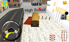Poster scuola bus driver 3D