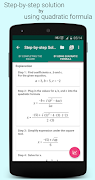 Quadratic Equation Solver スクリーンショット 3