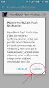4 Schermata Front&Back Flash Notifications