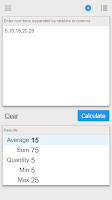 Average Calculator Pro captura de pantalla 3