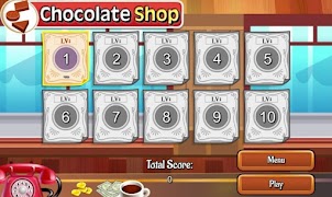 Chocolaterie shop game penulis hantaran