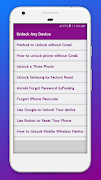 Unlock Any Phone Methods & Tricks 2021 पोस्टर