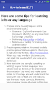 برنامه‌نما IELTS Guide (Practice + Tips) عکس از صفحه