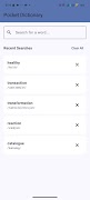 Pocket-Dictionary اسکرین شاٹ 1