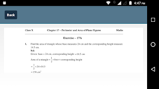 برنامه‌نما RS Agrawal Class 10 Maths Solu عکس از صفحه