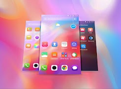 Coloré, Simple PhoneX OS - APUS launcher thème Affiche