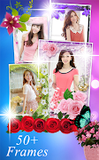 7 Schermata กรอบรูปดอกไม้ กรอบรูป แต่งรูป