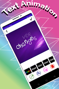 برنامه‌نما Text Animation Video Maker عکس از صفحه