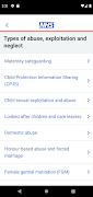 NHS Safeguarding Guide تصوير الشاشة 1