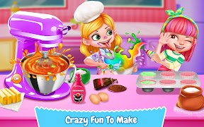 برنامه‌نما Cupcake Maker! Rainbow Chef عکس از صفحه