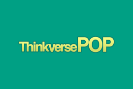 ThinkversePOP drawing الملصق
