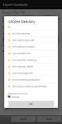 Export Contacts Screenshot 1