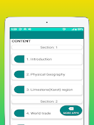 برنامه‌نما Geography Notes عکس از صفحه