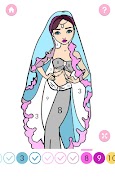 Princess Coloring by Number تصوير الشاشة 6