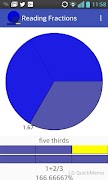 Reading fractions screenshot 1