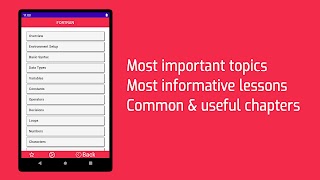 برنامه‌نما Fortran Programming App عکس از صفحه