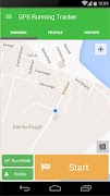 برنامه‌نما GPS Running Tracker عکس از صفحه