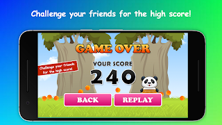 Panda Catch Oranges скриншот 2