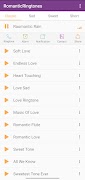 Romantic Ringtone Ekran Görüntüsü 1