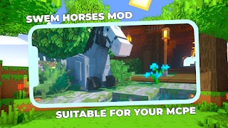 SWEM Realistic Horses Mod MCPE screenshot 1