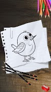 鳥の描き方 ポスター