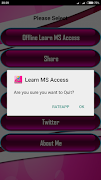 Learn MS Access 스크린샷 5