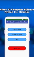 Class 12 Computer Science Python C++ Solution MCQs постер