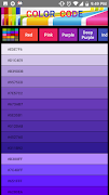 برنامه‌نما Hex Color Code عکس از صفحه