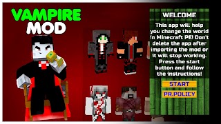 Vampire Mod for Minecraft PE تصوير الشاشة 5